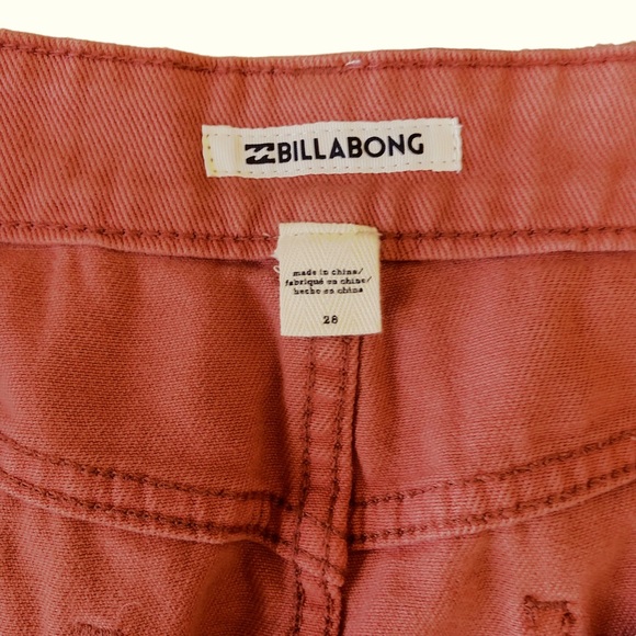 BILLABONG womens dusty rose denim jean skirt, size M, see measurements - Picture 4 of 10
